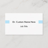 Carte de visite professionnel de base et conservat (Devant)