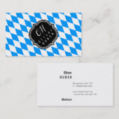 Carte De Visite Professionnel de Bavière (Devant / Derrière)