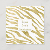 Carte de visite professionnel de beauté de luxe (Devant)