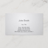 Carte De Visite Professionnel de camion de remorquage (Dos)