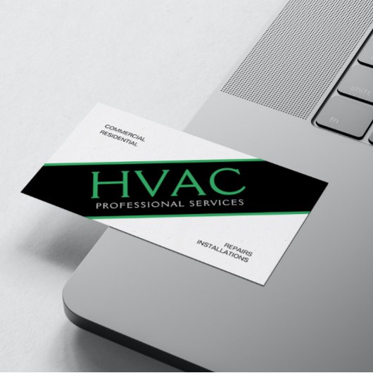 Carte de visite professionnel de chauffage et de r