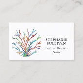 Carte de visite professionnel de code QR (Devant)