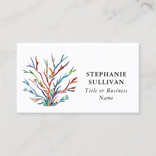 Carte de visite professionnel de code QR (Devant)