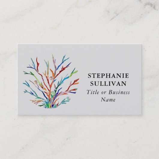 Carte de visite professionnel de code QR (Devant)