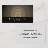 Carte de visite professionnel de conducteur de cam (Devant / Derrière)
