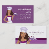 Carte de visite professionnel de cuisson (Devant / Derrière)