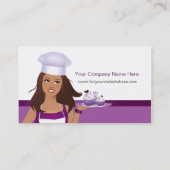 Carte de visite professionnel de cuisson (Dos)