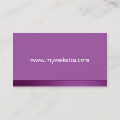 Carte de visite professionnel de cuisson (Dos)