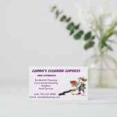 Carte de visite professionnel de décapant (Debout devant)