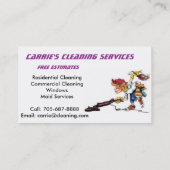 Carte de visite professionnel de décapant (Dos)