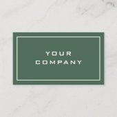 Carte de visite professionnel de design couleur ve (Devant)