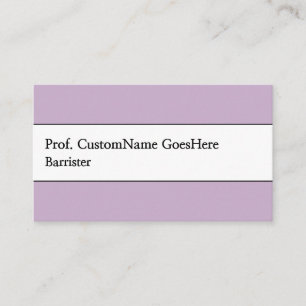 Carte de visite professionnel de droit simple
