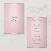 Carte De Visite Professionnel de la calligraphie moderne Élégant R (Devant / Derrière)