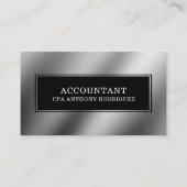 Carte de visite professionnel de la comptabilité m (Devant)