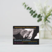 Carte De Visite Professionnel de la confiance en aidant les aidant (Debout devant)