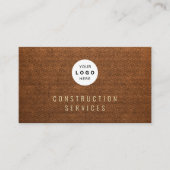 Carte De Visite Professionnel de la construction de LOGO sur mesur (Devant)