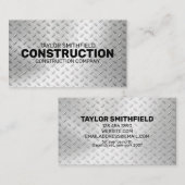 CARTE DE VISITE PROFESSIONNEL DE LA CONSTRUCTION M (Devant / Derrière)