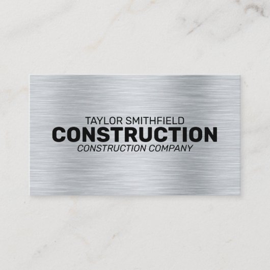 CARTE DE VISITE PROFESSIONNEL DE LA CONSTRUCTION M (Devant)