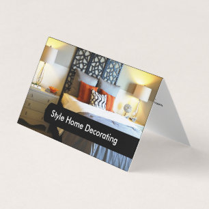 Carte De Visite Professionnel de la décoration d'intérieur