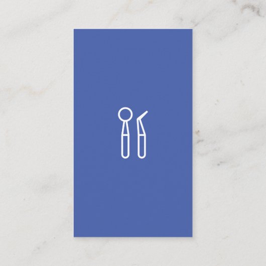 Carte De Visite Professionnel de la dentition (Dos)