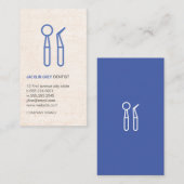 Carte De Visite Professionnel de la dentition (Devant / Derrière)