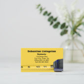 Carte De Visite Professionnel de la fabrication de rubans de mesur (Debout devant)