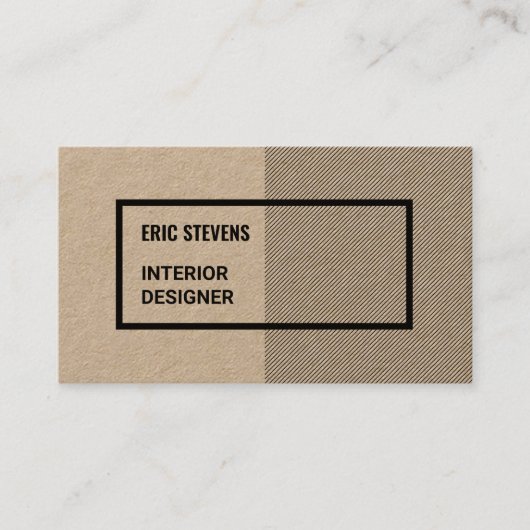 Carte De Visite Professionnel de la géométrie moderne (Devant)