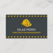 Carte De Visite Professionnel de la gestion de construction (Devant)