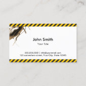 Carte De Visite Professionnel de la lutte antiparasitaire (Dos)