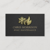 Carte De Visite Professionnel de la maintenance CVC (Devant)