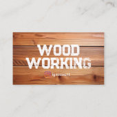 Carte De Visite Professionnel de la menuiserie (Dos)