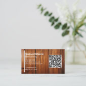 Carte De Visite Professionnel de la menuiserie simple Scierie Bric (Debout devant)