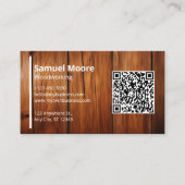 Carte De Visite Professionnel de la menuiserie simple Scierie Bric (Devant)