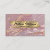 Carte De Visite Professionnel de la Parties scintillant blanche ro (Devant)