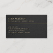 Carte De Visite Professionnel de la réparation électrique (Dos)