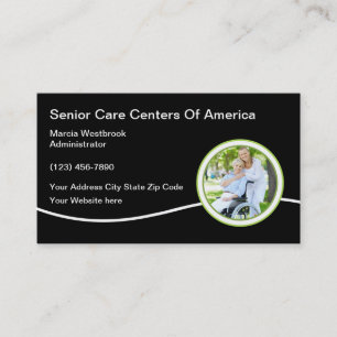 Carte De Visite Professionnel de la santé pour soins aux seniors