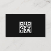 Carte De Visite Professionnel de la santé Soins prodigieux Code QR (Dos)