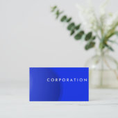 Carte De Visite Professionnel de la sphère bleue (Debout devant)