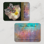 Carte De Visite Professionnel de l'abeille occupé (Devant / Derrière)