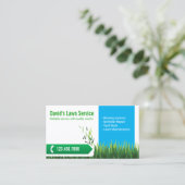 Carte De Visite Professionnel de l'aménagement paysager (Debout devant)