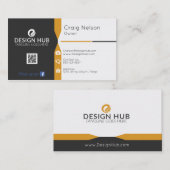 Carte de visite professionnel de l'immobilier (Devant / Derrière)