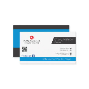 Carte de visite professionnel de l'ingénieur logic