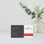 Carte de visite professionnel de l'ingénieur logic (Debout devant)