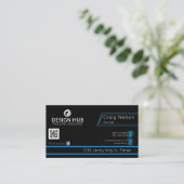 Carte de visite professionnel de l'ingénieur logic (Debout devant)