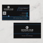 Carte de visite professionnel de l'ingénieur logic (Devant / Derrière)