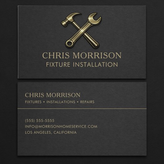 Carte De Visite Professionnel de l'installation d'appareils