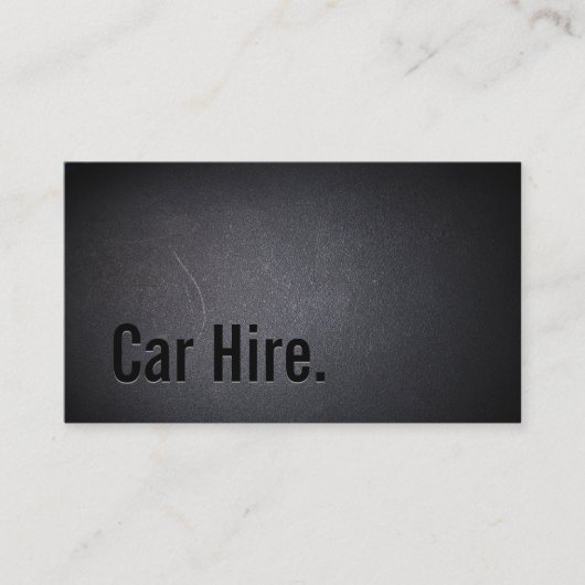 Carte de visite professionnel de location de voitu (Devant)