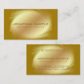 Carte De Visite Professionnel de luxe d'élite d'employeur de CEO (Devant / Derrière)