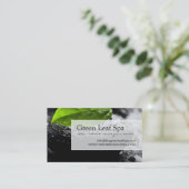 Carte de visite professionnel de massage/spa (Debout devant)