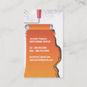 Carte de visite professionnel de peintre (Dos)